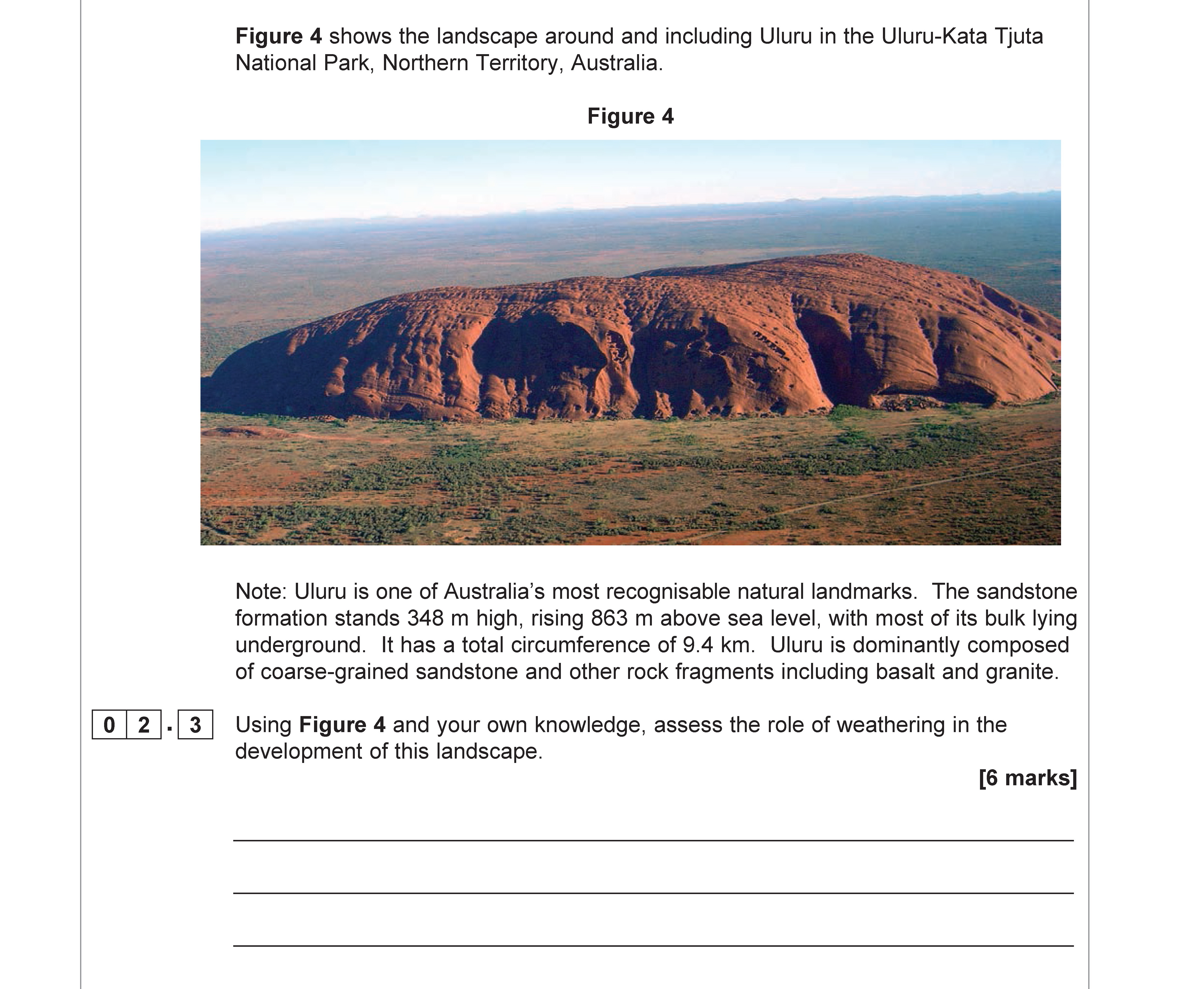 Using-Figure-4-and-your-own-knowledge,-assess-the-role-of-weathering-in-the-development-of-this-landscape-AQA-A-Level Geography-Question 2-2019-Paper 1.png